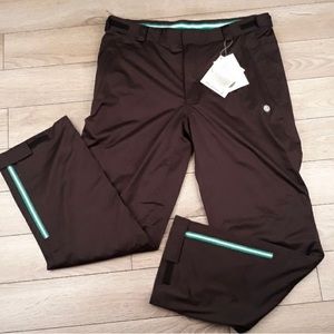 BMW GOLFSPORT Black Green Polyester Recent XXL Mens Pants NEW